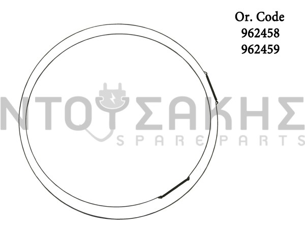 Εικόνα 2 για ΛΑΣΤΙΧΟ ΠΟΡΤΑΣ ΠΛΥΝΤΗΡΙΟY SIEMENS 9KG 246270