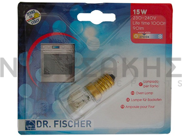 Εικόνα 1 για ΛΥΧΝΙΑ ΦΟΥΡΝΟΥ Γ.Χ 15W-220V Ε14 ITALY