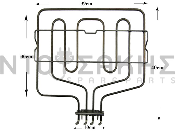 Εικόνα 1 για ΑΝΤΙΣΤΑΣΗ ΚΟΥΖΙΝΑΣ NEFF WHIRLPOOL ΓΚΡΙΛ 1100+1600W