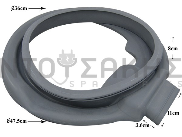Εικόνα 1 για ΛΑΣΤΙΧΟ ΠΟΡΤΑΣ ΣΤΕΓΝΩΤΗΡΙΟΥ ARISTON INDESIT WHIRLPOOL 303546