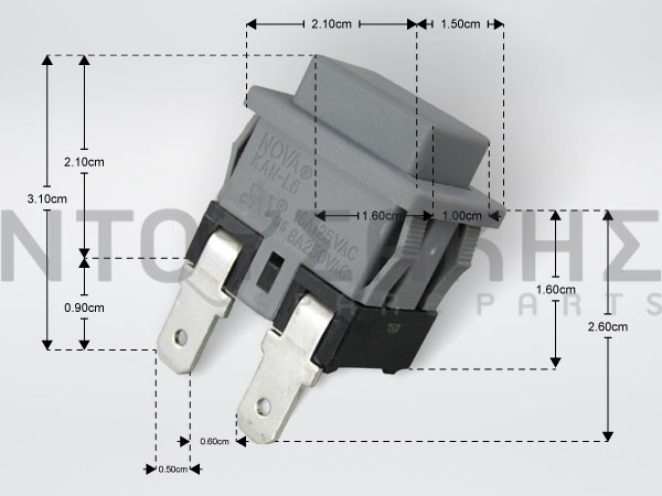 Εικόνα 1 για ΔΙΑΚΟΠΤΗΣ ΣΚΟΥΠΑΣ ROWENTA OR.CODE RS-RT1977