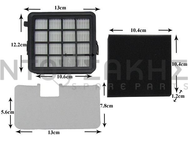 Εικόνα 1 για ΦΙΛΤΡΟ ΣΚΟΥΠΑΣ SET 3 ΤΕΜ AEG ELECTROLUX 9001680926
