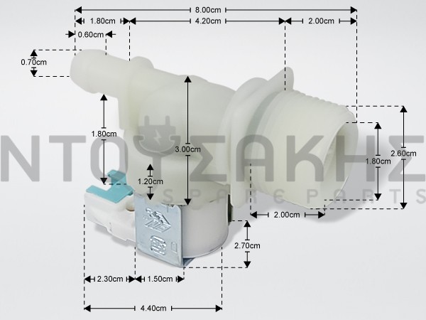 Εικόνα 1 για ΒΑΛΒΙΔΑ ΠΛΥΝΤΗΡΙΟΥ ΡΟΥΧΩΝ INDESIT C00273883