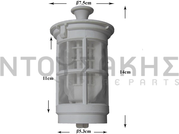 Εικόνα 1 για ΦΙΛΤΡΟ ΠΛΥΝΤΗΡΙΟΥ ZANUSSI AEG ELECTROLUX 50220026004