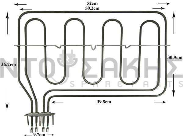 Εικόνα 1 για ΑΝΤΙΣΤΑΣΗ ΚΟΥΖΙΝΑΣ ΑΝΩ NARDI 2400W 1100W 040148009905R