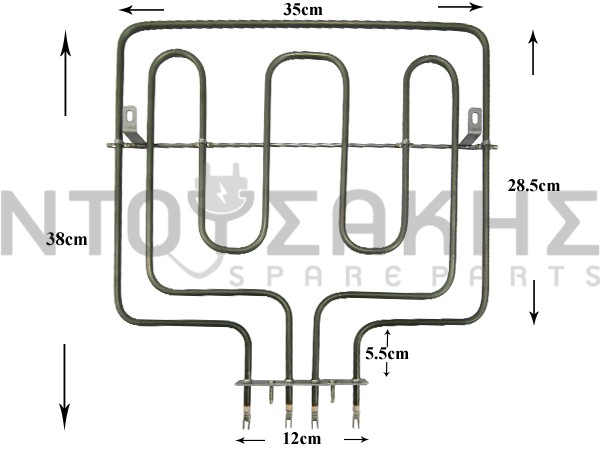 Εικόνα 1 για ΑΝΤΙΣΤΑΣΗ ΚΟΥΖΙΝΑΣ ΑΝΩ ZANUSSI 1200+1800W 3570337018