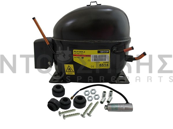 Εικόνα 1 για ΜΟΤΕΡ ΨΥΓΕΙΟΥ SECOP R600 1/4 NLX15KK.3 14.65cc ΜΕ ΠΥΚΝΩΤΗ