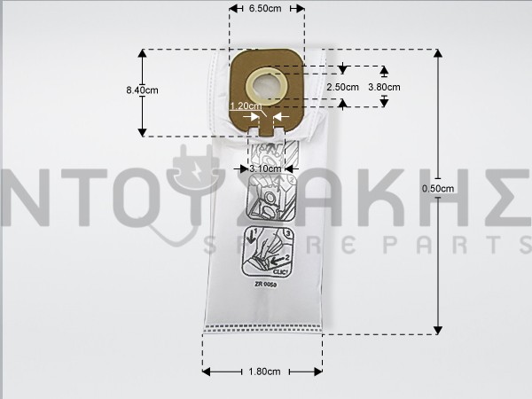 Εικόνα 2 για ΣΑΚΟΥΛΑ ΣΚΟΥΠΑΣ ROWENTA POWERLINE ZR005001 R
