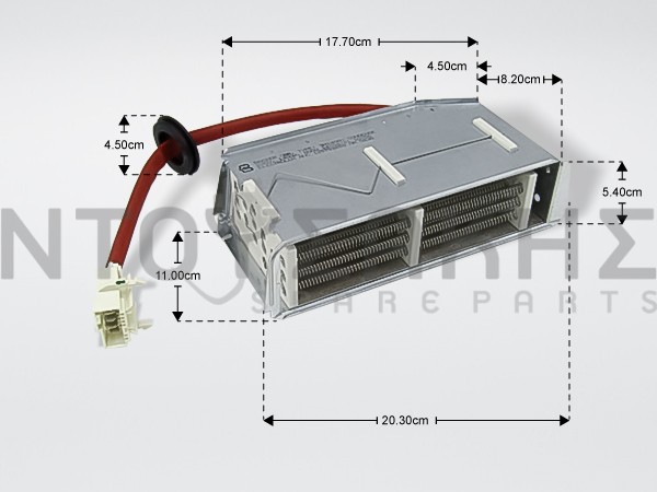 Εικόνα 1 για ΑΝΤΙΣΤΑΣΗ ΣΤΕΓΝΩΤΗΡΙΟΥ 1400/800W AEG 1257532141