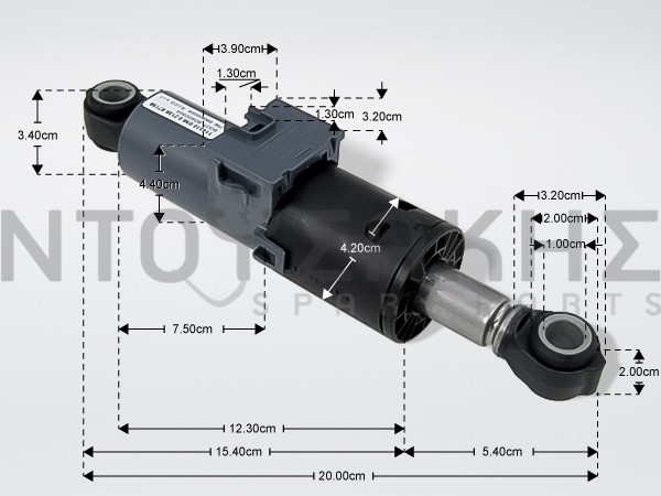 Εικόνα 2 για ΑΜΟΡΤΙΣΕΡ ΜΕ ΑΙΣΘΗΤΗΡΑ ΒΑΡΟΥΣ AEG 1327453005