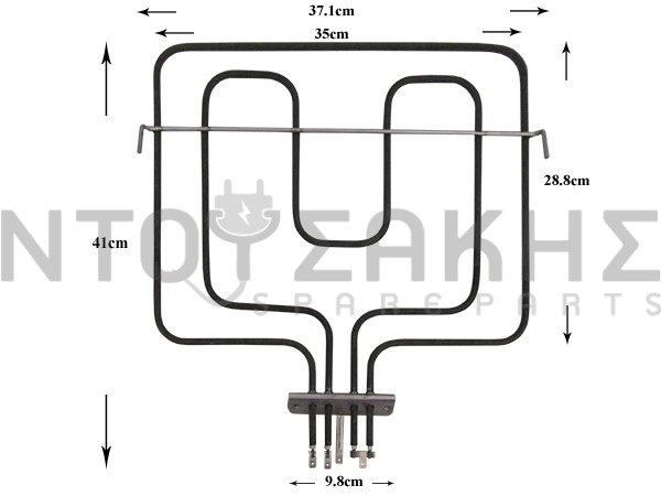 Εικόνα 1 για ΑΝΤΙΣΤΑΣΗ ΚΟΥΖΙΝΑΣ ΑΝΩ FAGOR 1200+1400W CA5G001A1