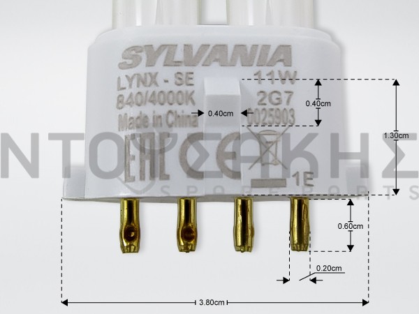Εικόνα 2 για ΛΑΜΠΑ ΨΥΓΕΙΟΥ SAMSUNG 11W 220V-240V 2G7