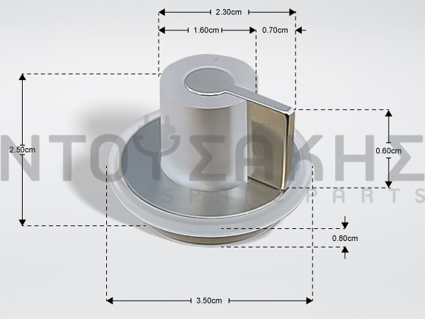 Εικόνα 1 για ΚΟΥΜΠΙ ΚΟΥΖΙΝΑΣ SMEG SC110 694975513