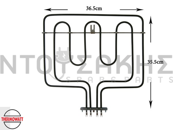 Εικόνα 1 για ΑΝΤΙΣΤΑΣΗ ΚΟΥΖΙΝΑΣ ΑΝΩ ARISTON ARDO 700+1800W 524013300