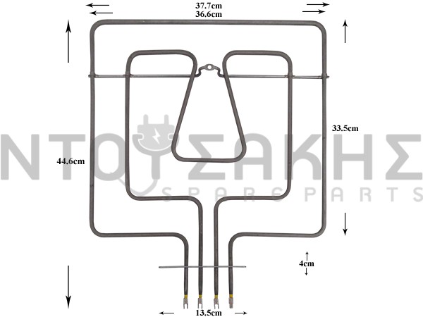 Εικόνα 1 για ΑΝΤΙΣΤΑΣΗ ΚΟΥΖΙΝΑΣ ΑΝΩ SIEMENS 2700W 230V 776188
