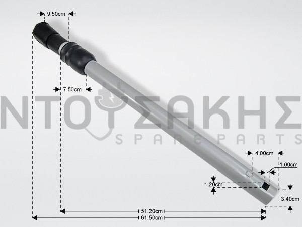 Εικόνα 1 για ΤΗΛΕΣΚΟΠΙΚΟΣ ΣΩΛΗΝΑΣ ΣΚΟΥΠΑΣ SIEMENS BOSCH 00286468