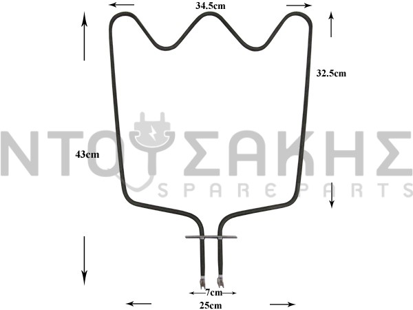 Εικόνα 1 για ΑΝΤΙΣΤΑΣΗ ΚΟΥΖΙΝΑΣ ΚΑΤΩ WHIRLPOOL 1150W 230V 480121101147