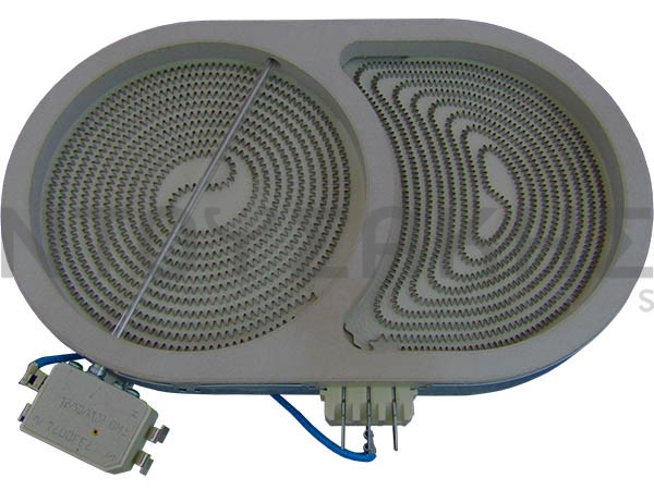 Εικόνα 1 για ΕΣΤΙΑ ΚΕΡΑΜΙΚΗ ΟΒΑΛ Φ270/170 2000W 481231018896