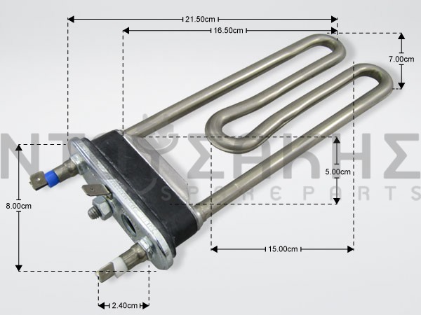 Εικόνα 1 για ΑΝΤΙΣΤΑΣΗ ΠΛΥΝΤΗΡΙΟΥ 1900W 230V