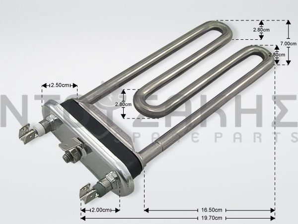 Εικόνα 1 για ΑΝΤΙΣΤΑΣΗ ΠΛΥΝΤΗΡΙΟΥ Γ.Χ 1700W 230V ΜΕ ΘΕΡΜΑΣΦΑΛΕΙΑ