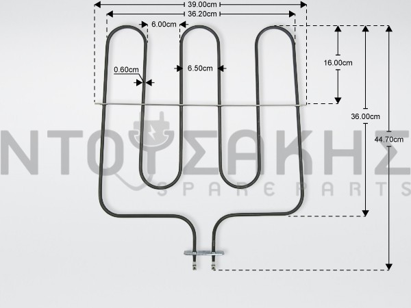 Εικόνα 1 για ΑΝΤΙΣΤΑΣΗ ΚΟΥΖΙΝΑΣ ΚΑΤΩ MIELE 1000W 230V 04988892