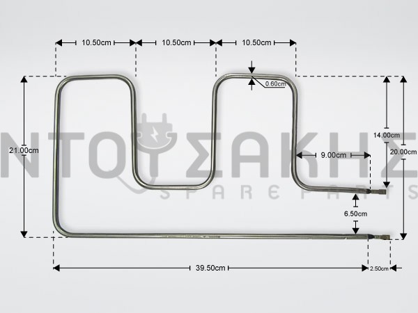 Εικόνα 1 για ΑΝΤΙΣΤΑΣΗ ΦΟΥΡΝΑΚΙ ΙΙΙ 1000W 755