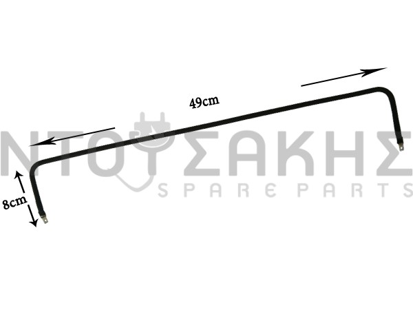Εικόνα 1 για ΑΝΤΙΣΤΑΣΗ ΨΥΓΕΙΟΥ ΣΩΛΗΝΩΤΗ 49Χ8CM 400W 110V