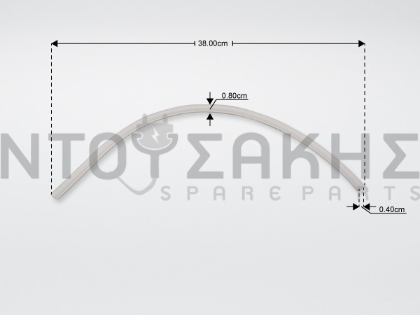 Εικόνα 1 για ΣΩΛΗΝΑΚΙ ΣΥΝΔΕΣΗΣ ΚΑΦΕ KRUPS MOULINEX 8MM X38CM MS-622288