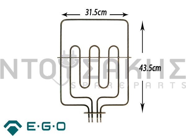 Εικόνα 1 για ΑΝΤΙΣΤΑΣΗ ΚΟΥΖΙΝΑΣ ΑΝΩ ELCO ΣΤΕΝΗ 3000W