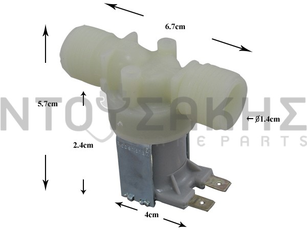 Εικόνα 1 για ΒΑΛΒΙΔΑ ΕΠΑΓ.ΠΛ.ΠΙΑΤΩΝ 1/2''-1/2'' 12V AC/DC