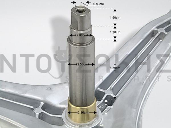 Εικόνα 2 για ΑΞΟΝΑΣ ΠΛΥΝΤΗΡΙΟΥ ΡΟΥΧΩΝ BOSCH 00215117