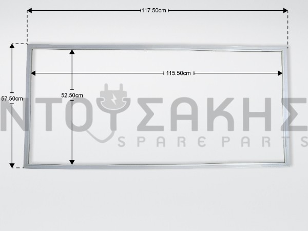 Εικόνα 1 για ΛΑΣΤΙΧΟ ΠΟΡΤΑΣ ΨΥΓΙΟΥ 57,6Χ19,3 WHIRLPOOL C00055884