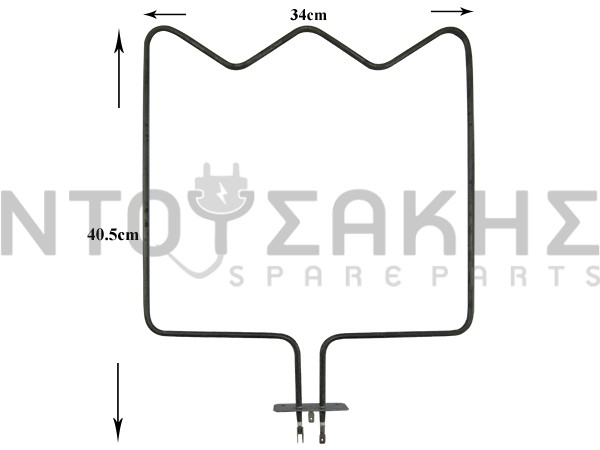 Εικόνα 1 για ΑΝΤΙΣΤΑΣΗ ΚΟΥΖΙΝΑΣ CONTI KΑΤΩ 1400W/230V