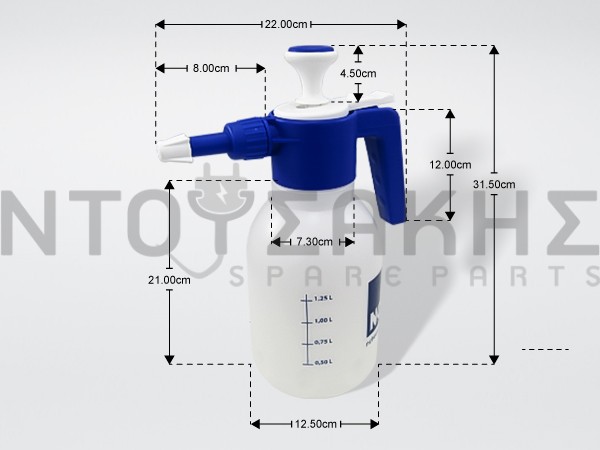 Εικόνα 1 για ΔΟΧΕΙΟ ΚΑΘΑΡΙΣΜΟΥ A/C SPRAYER 1.8L