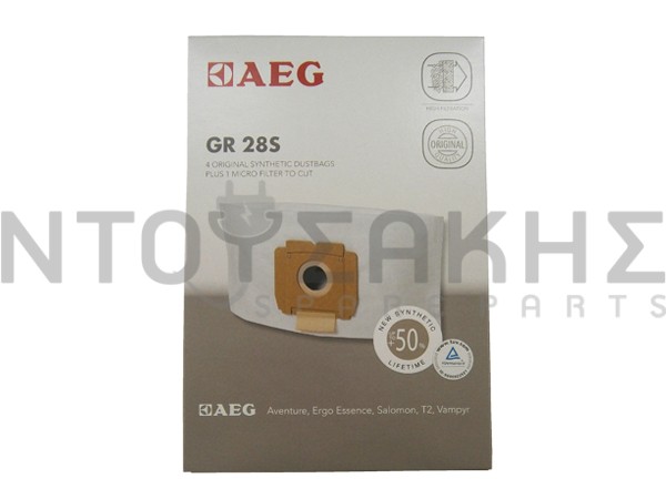 Εικόνα 1 για ΣΑΚΟΥΛΑ ΣΚΟΥΠΑΣ AEG GR28 899668012681 SET 4 ΤΕΜ + 1 ΦΙΛΤΡΟ