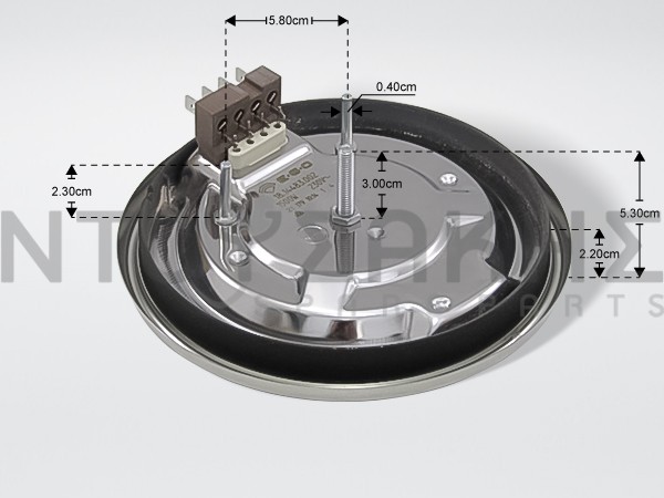 Εικόνα 2 για ΕΣΤΙA ΚΟΥΖΙΝΑΣ EGO 1500W Φ145MM