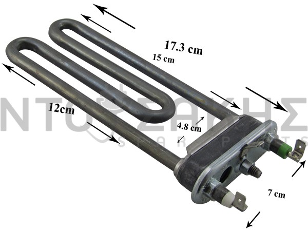 Εικόνα 1 για ΑΝΤΙΣΤΑΣΗ ΠΛΥΝΤΗΡΙOY ARISTON ΜΕ ΤΡΥΠΑ 17CM 1700W 094715