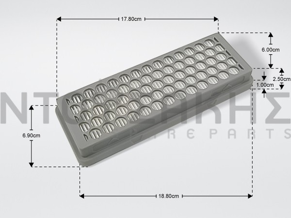 Εικόνα 1 για ΦΙΛΤΡΟ ΣΚΟΥΠΑΣ HEPA SAMSUNG DJ97-01045C