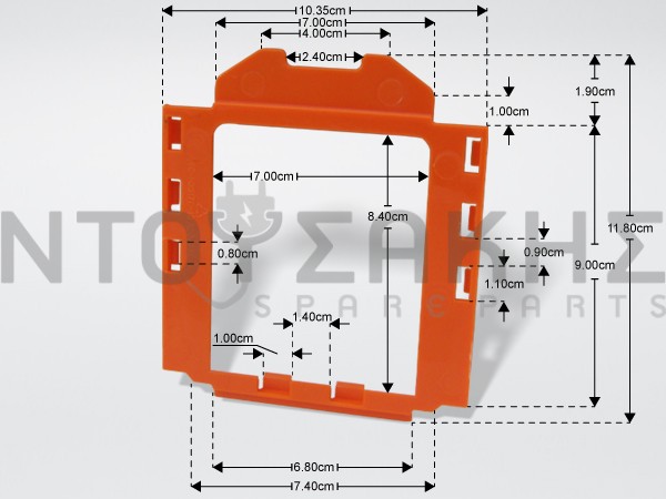 Εικόνα 1 για ΥΠΟΔΟΧΗ ΣΑΚΟΥΛΑΣ ΣΚΟΥΠΑΣ SIEMENS BOSCH 00797539