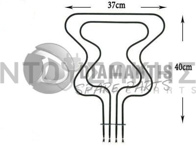 Εικόνα 2 για ΑΝΤΙΣΤΑΣΗ ΚΟΥΖΙΝΑΣ ΠΑΝΩ ELECTROLUX 500+600W 230-86V 8996619136287