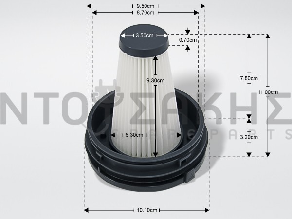 Εικόνα 2 για ΦΙΛΤΡΟ ΣΚΟΥΠΑΣ HOOVER S117 35601338