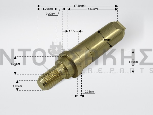 Εικόνα 2 για ΑΞΟΝΑΣ ΚΕΝΤΡΙΚΟΣ ΧΥΤΡΑΣ SEB SS-1530001290