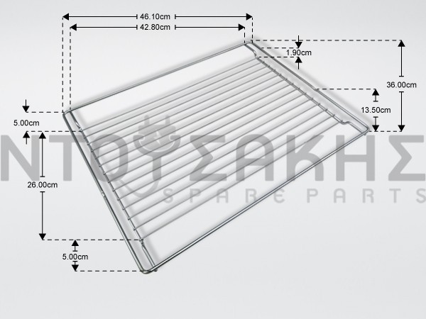 Εικόνα 1 για ΣΧΑΡΑ ΚΟΥΖΙΝΑΣ BEKO 46x36CM 240440155