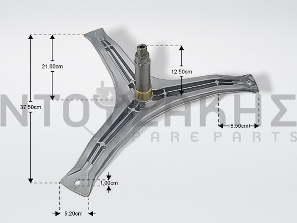 Εικόνα 1 για ΑΞΟΝΑΣ ΠΛΥΝΤΗΡΙΟΥ ΡΟΥΧΩΝ BOSCH 00684101