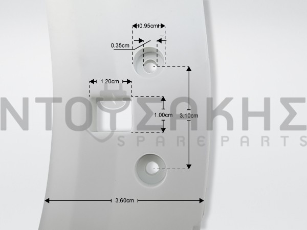 Εικόνα 2 για ΕΣΩΤΕΡΙΚΟ ΣΤΕΦΑΝΙ ΠΟΡΤΑΣ VESTEL CANDY 49017444