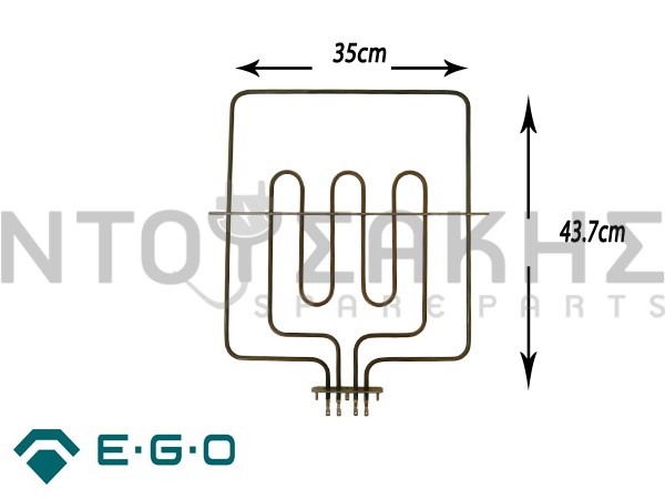Εικόνα 1 για ΑΝΤΙΣΤΑΣΗ ΚΟΥΖΙΝΑΣ ΑΝΩ PITSOS 3000W