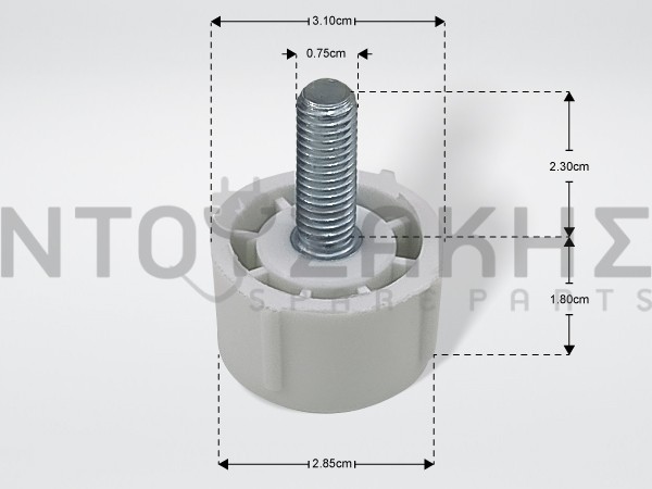 Εικόνα 1 για ΠΟΔΑΡΑΚΙ ΨΥΓΕΙΟΥ ARISTON INDESIT WHIRLPOOL C00509792
