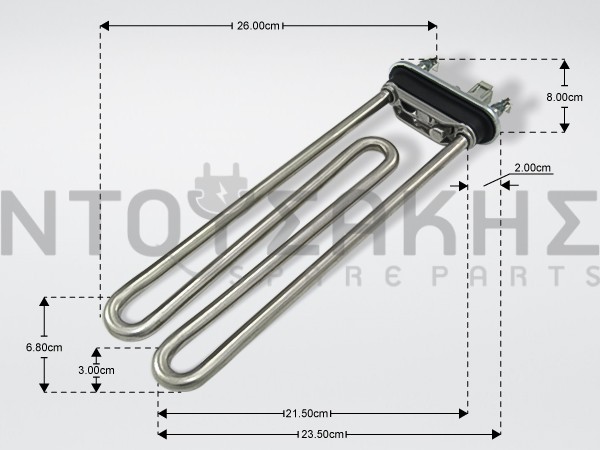 Εικόνα 1 για ΑΝΤΙΣΤΑΣΗ ΠΛΥΝΤΗΡΙΟΥ ZANUSSI 1950W 1326730403