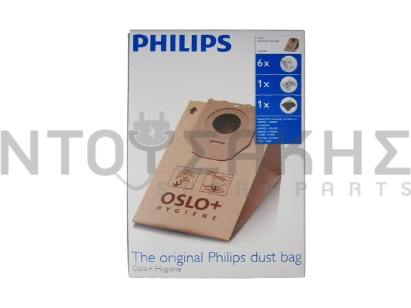 Εικόνα 1 για ΣΑΚΟΥΛΑ ΣΚΟΥΠΑΣ PHILIPS OSLO SET 6 ΤΕΜ + 2 ΦΙΛΤΡΑ