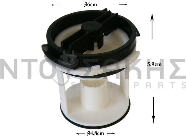 Εικόνα 2 για ΦΙΛΤΡO ΠΛΥΝΤΗΡΙΟY WHIRLPOOL ΚΟΥΜΠΩΤΟ 481936078363